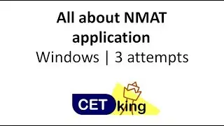 NMAT application process explained. Windows, Attempts and Rescheduling