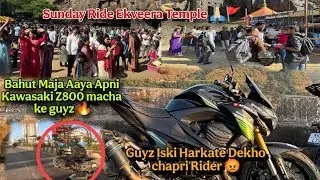 Sunday Ride Aai Ekvira Devi Temple🙏🏻| Chapri Rider kiya pareshan 🤬| @SPRIDER_46 