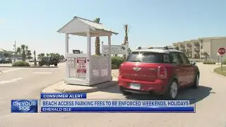 Beach access parking fees to be enforced weekends, holidays