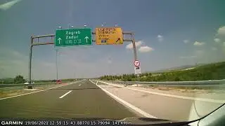 DRIVE #1510: Split-Zagreb (Croatia) (timelapse 4x) *Read Description*