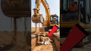 Golden Retriever Saves Family With Help Of Construction Worker!#animalrescue#dog #rescue #animals