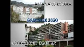 Ama&ntilde;a eskola- Egogain egoitza gabonak 2020
