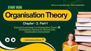 External Environment in Organization Theory 🌍 | Environment Sectors by Richard Daft | Organisation
