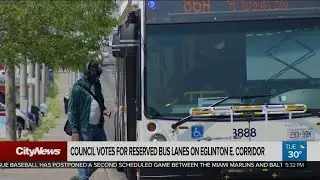 Priority bus lanes on Eglinton East corridor approved by city council