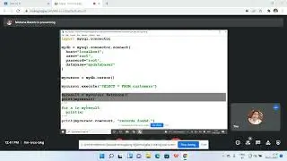 FETCH ONE, FETCH ALL, ROW COUNT IN PYTHON DATABASE CONNECTIVITY