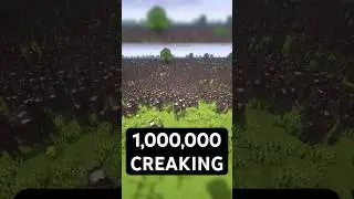 1,000,000 Creaking in Minecraft!