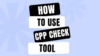 cppcheck || How to use the tool CPPCHECK for doing static analysis of C/C++ codes..