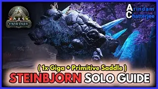 ARK Fjordur SOLO STEINBJORN World Boss GUIDE (Easy Way) - S2E293