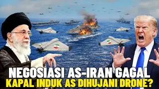 NEGOSIASI BUNTU, PERANG AS vs IRAN MELEDAK!? 1.000 Drone Iran vs Kapal Induk USS Abraham Lincoln