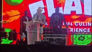 Председатель NCC Питер Канхай открыл Flava Village в парке Куинс-Парк-Саванна.