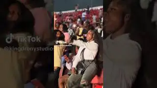 Fans of SHATTA WALE await him in a different style at Raperholic homecoming concert