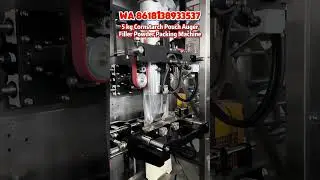 5 kg cornstarch fully automatic powder packing machine, 7-8 bags/min. #machine #packagingmachine