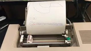 Commodore 1520 Plotter Demonstration