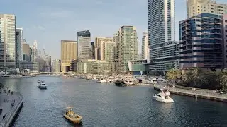 DUBAI MARINA WALK. THE MOST POPULAR TOURIST DESTINATION.