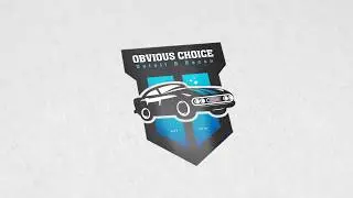 Muscle Car Badge | Car  Logo Design |  Adobe Illustrator | Retro Car Logo
