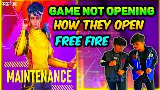 HOW Total Gaming PLAYS FREE FIRE IN MAINTENANCE BREAK || HOW TO OPEN FREE FIRE