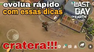 Como evoluir rápido na cratera! siga a dica. last day.