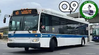 MTA: 2009 Orion VII NG Hybrid [4525], 2023 NovaBus LFS [9147] Q9 buses