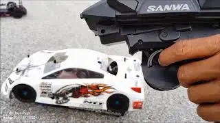 HSP 1/10 nitro car  test with Xray NT1