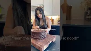 10/10🍫💗🥹 #cooking #mom #baking #matilda #chocolatecake #family