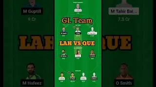 Lah vs Que Dream11 prediction.lah vs que Dream11 prediction today match #video #shorts #shortvideo