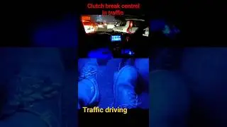 Clutch break control in traffic #saini #driving #car #drive #sainicardrive #cardriving #breaking