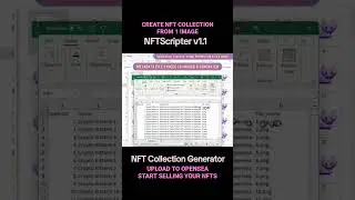 Generate NFT Collection and Metadata file from your image using NFTScripter