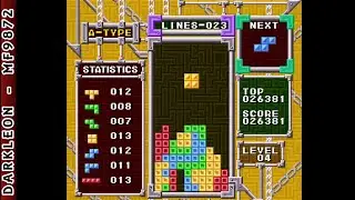 Super Nintendo - Tetris & Dr. Mario - Tetris &copy; 1994 TOSE - Gameplay