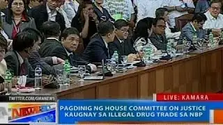 Pagdinig ng House Committe on Justice kaugnay sa illegal drug trade sa NBP