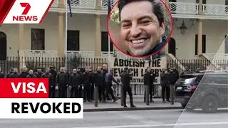White supremacist Matthew Gruter&rsquo;s visa cancelled after neo-Nazi rally at NSW Parliament | 7NEWS