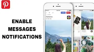 How To Enable Messages Notifications On Pinterest App | Step By Step