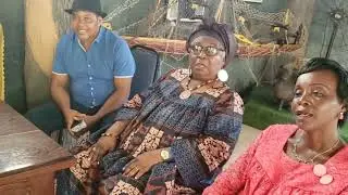 Enyenge Organizing committee having a working session with the Paramount Traditional Ruler of Limbe.