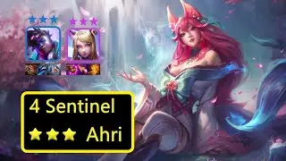 Set 10 | 3 Star Ahri 4 Sentinel 3 KDA  | TFT Comps | Full Gameplays |聯盟戰棋 | 14.1