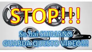 MAXI RICHIAMO Shimano per guasti e rotture sulle guarniture ULTEGRA e DURA ACE
