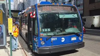 MTA Bus: 2024 Novabus LFS #9221 on the Q101 (Post-Redesign) @ Jackson Avenue & Queens Plaza South