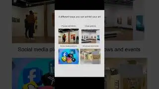 Have you tried all 4?  #ArtExploration  #CreativeVisions  #EmergingArtists  #GalleryWalk  #DigitalAr