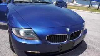 2006 BMW Z4 roadster Montego Blue, Navigation Premium Package