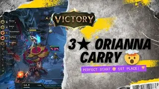 Orianna CARRY Build 😳 | 6 Piltover + 4 Invoker TFT Ranked