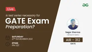 Is test series necessary for GATE exam preparation?