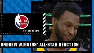 Andrew Wiggins reacts to first career NBA All-Star selection: 'Nothing but love' ❤️ | NBA on ESPN