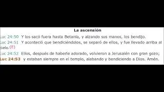 Lucas 24:50-53 La ascensi&oacute;n - Ruby S&aacute;ez Montoya