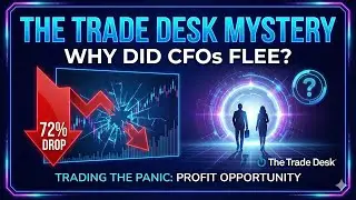 [FullVer] 📉 The Trade Desk Mystery: Why Did CFOs Flee? Trading the 72% Drop #TTD
