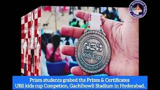 Prism students grabbed the Prizes UBS kids cup Competition in Gachibowli Stadium👏#ubskidscup #prism