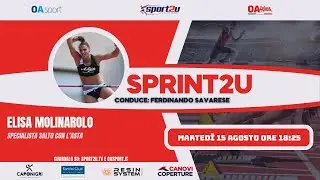 Elisa Molinarolo (Specialista salto con l'asta) in live Sprint2u 🏃 il 15 agosto 2023