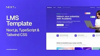 LMS Template &mdash; Next.js TypeScript and Tailwind CSS