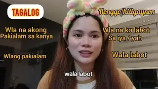 ILONGGO/HILIGAYNON- TAGALOG TRANSLATION