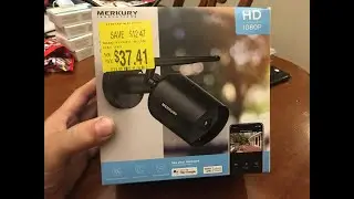 Walmart Returns Merkury Innovations HD 1080p Camera WIFI Nightvision Motion Detection Geenie App
