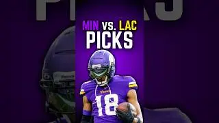 Vikings vs Chargers Picks 🏈⭐️ #nflweek8 #nfl #football #vikings #chargers
