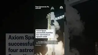 Axiom Space successfully launches four astronauts on SpaceX rocket