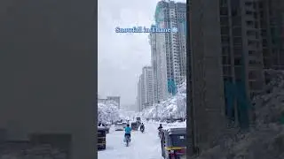 Snowfall in Thane 😍 #thane #thanecity #thanemetro #thanenews #thanekar #thaneproperty #mumbai #trend